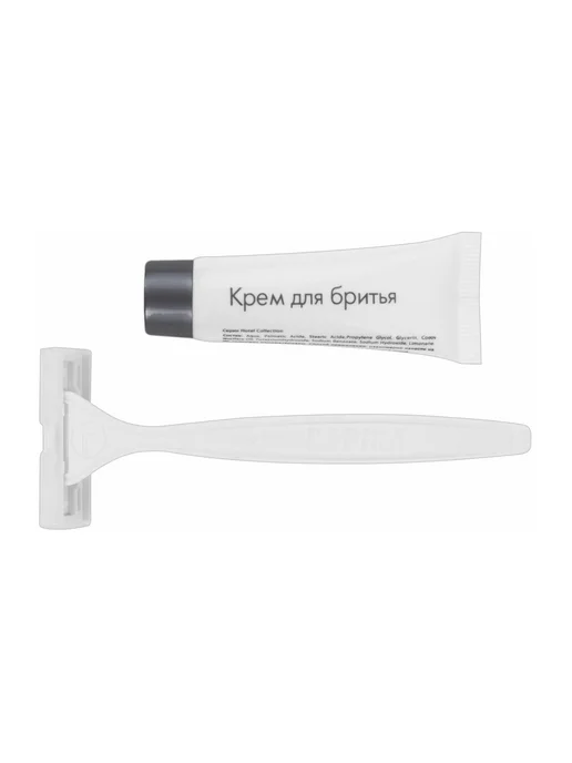 HOTEL Бритвенный набор 200 шт, (крем для бритья + станок) саше, 200 шт, фото 3