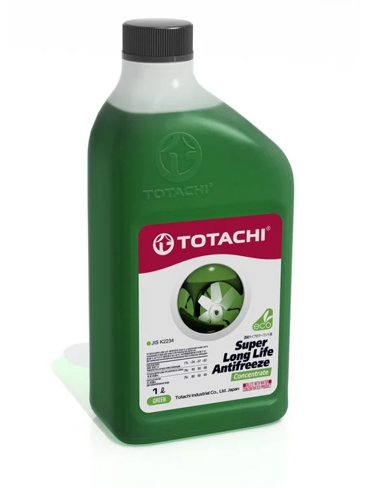 TOTACHI Super Long Life Antifreeze Green, зеленый