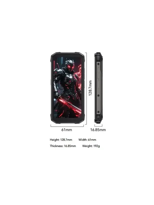 Смартфон Cubot Kingkong Mini 4 6/128 ГБ, черный, фото 2