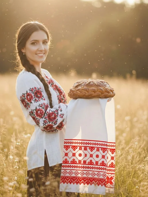 My Sweet Home Рушник 150х36 см красный для семейного очага, 150x36 см, фото 2