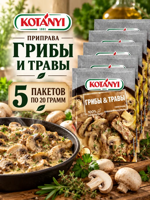 KOTANYI Грибная приправа с травами грибы и травы Котани для гарниров, 4 шт