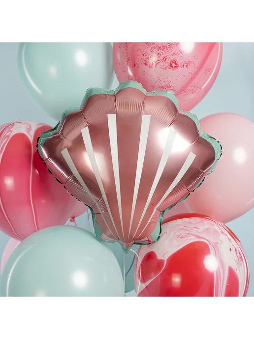 Wild Bubble Шар 20 51 см Фигура, Морская ракушка, Розовый, розовый, фото 2