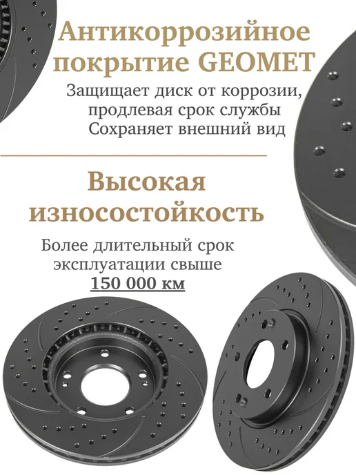 GANZ Диски тормозные передние Hyundai Creta, Kia Ceed, вариант, фото 3