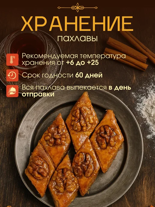 Сладости от шефа Пахлава Бакинская Баклава азербайджанская, вариант, фото 5