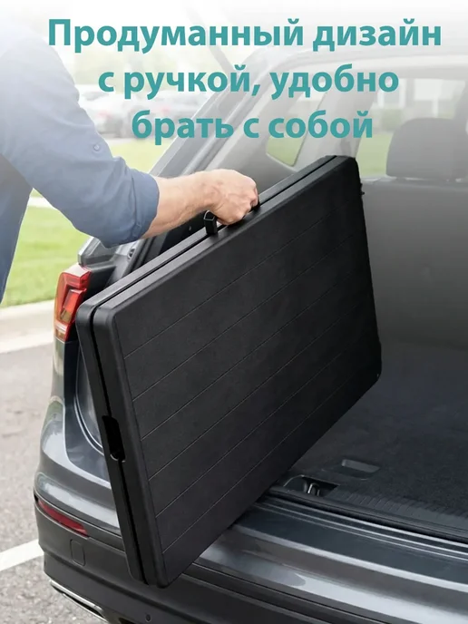 Стол туристический складной 180 см, черный, фото 7