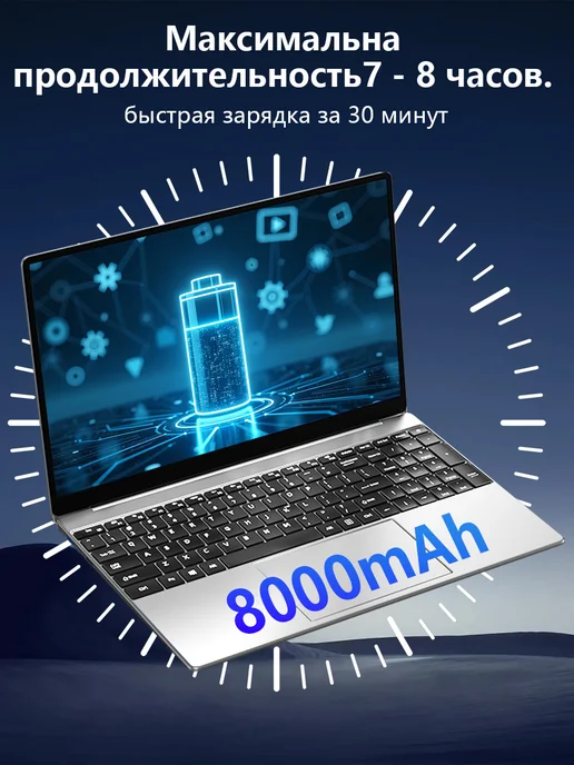 Ноутбук для работы, учебы и игр 14" IPS 16GB SSD 512 ГБ, 1 ТБ, фото 4