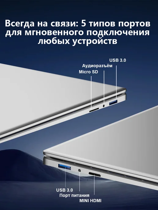 Ноутбук для работы, учебы и игр 14" IPS 16GB SSD 512 ГБ, 1 ТБ, фото 5