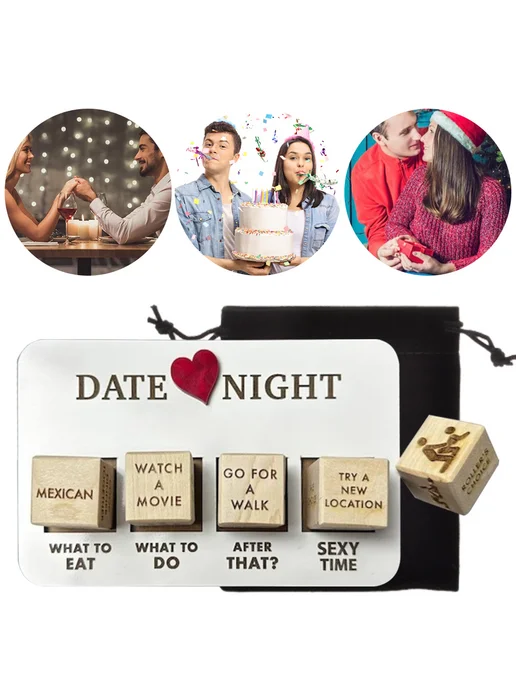 After Dark Dice Kit для Men Women + мешок, вариант, фото 4
