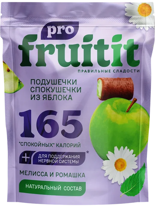 Снеки фруктовые КФ ПЕРМСКАЯ Fruit it pro Спокушечки с яблоко, вариант