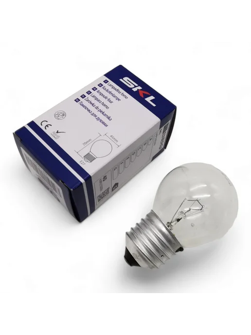 Лампа для духового шкафа E27 40W 300C, 40 Вт, фото 4