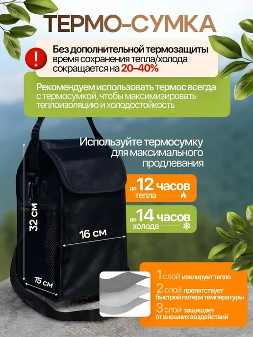 ENMY. Термос для еды с контейнерами, серый, фото 6