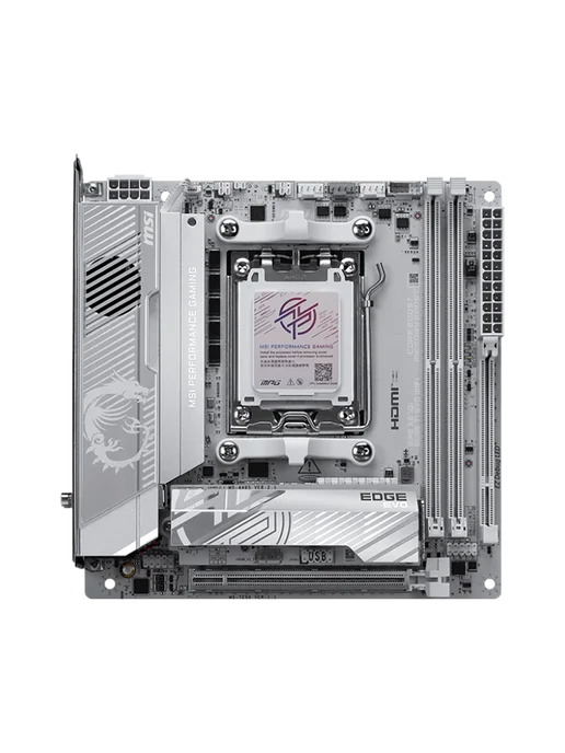 MSI Материнская плата MPG X870I EDGE TI EVO WIFI AM5 AMD X870 M-, белый, фото 2