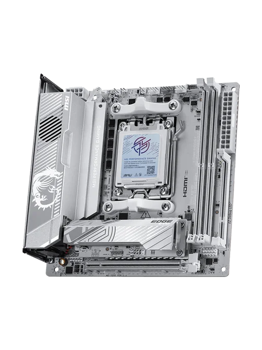 MSI Материнская плата MPG X870I EDGE TI EVO WIFI AM5 AMD X870 M-, белый, фото 3