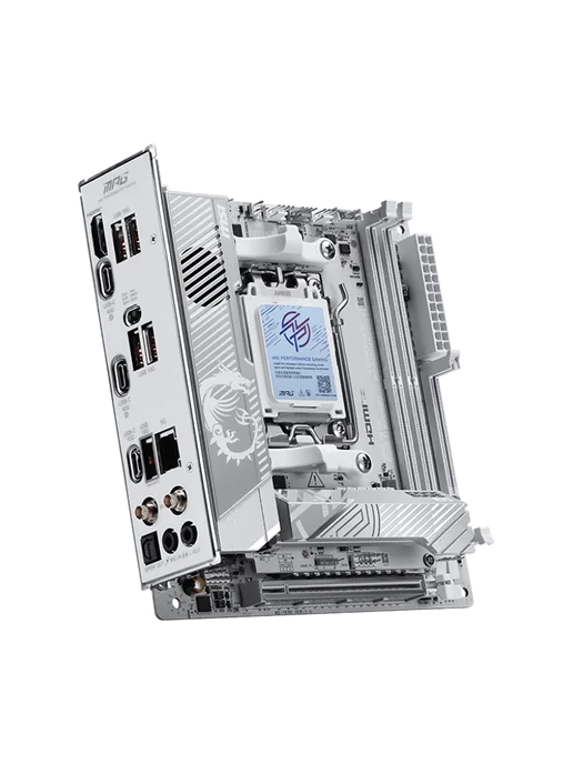 MSI Материнская плата MPG X870I EDGE TI EVO WIFI AM5 AMD X870 M-, белый, фото 4