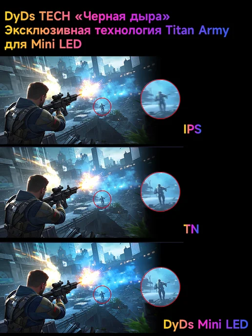 Titan Army Игровой монитор P275MS PLUS+ 27" 2К 320 Гц MiniLED 1мс, вариант, фото 5