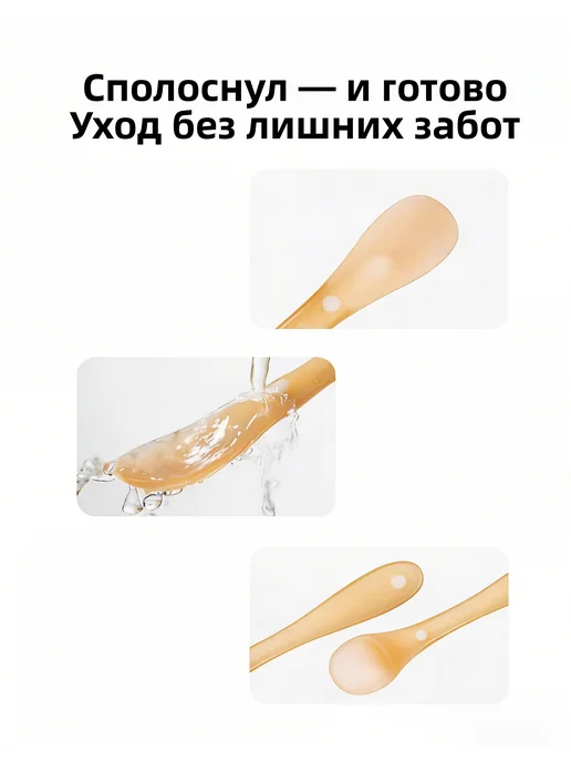 Ariabee Ложка для прикорма детская силиконовая,2 шт, 2 шт, фото 7