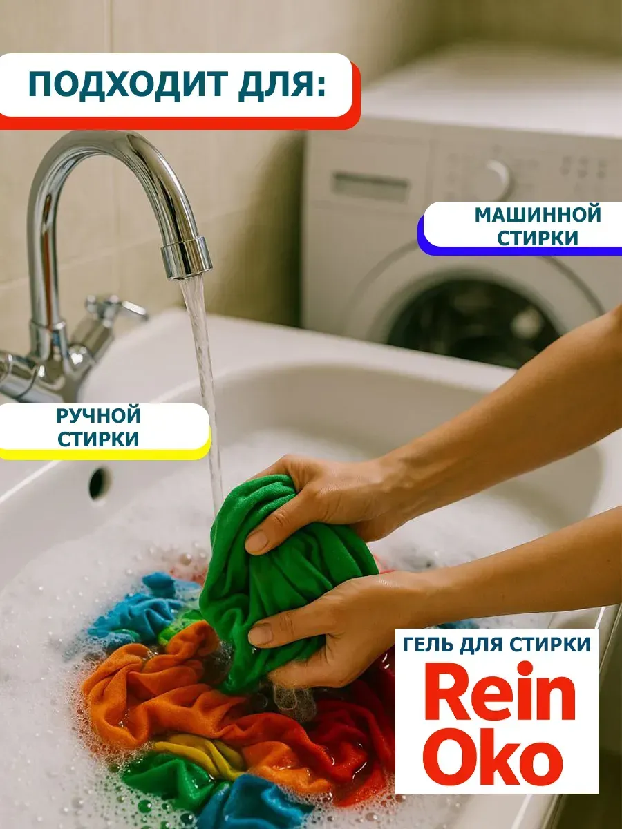 Гель для стирки хлопок 5 л фото 4