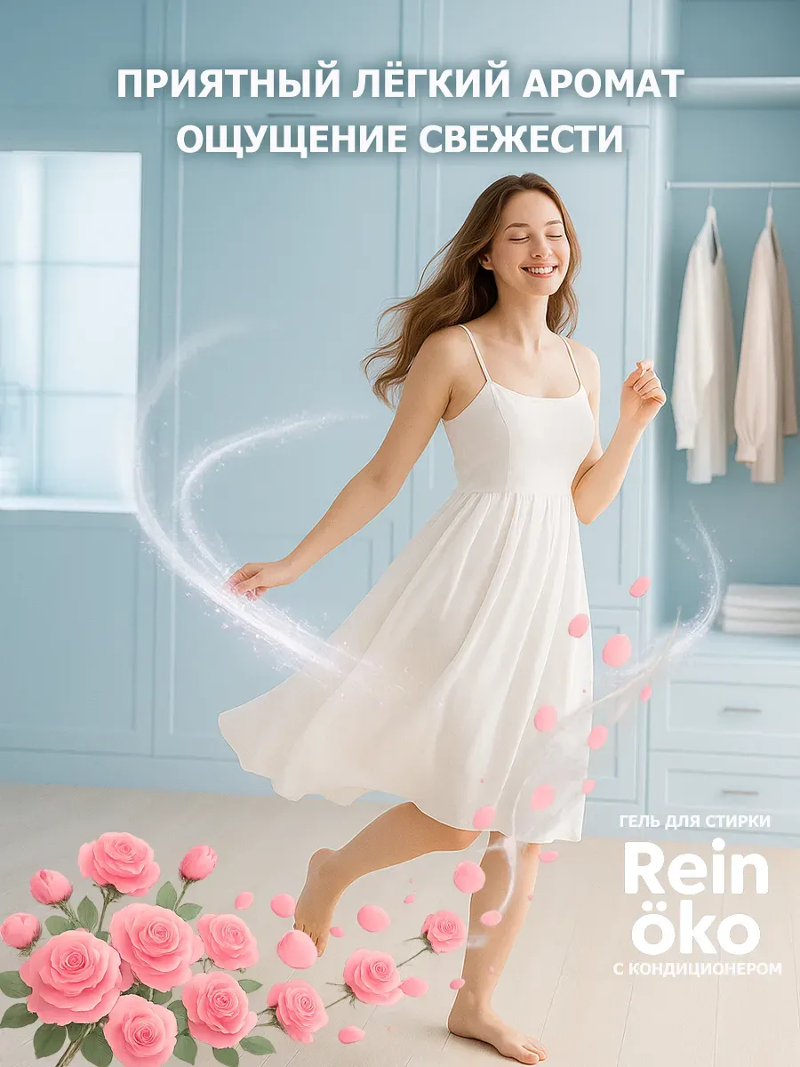Гель для стирки роза 10 л фото 6