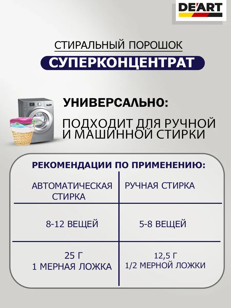 Концентрированный стиральный порошок с пятновыводителем фото 5