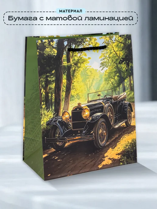 RICH FILL Подарочный пакет мужской бумажный 18х23х10 см, набор 3 шт, 18x23x10 см, 3 шт, фото 4