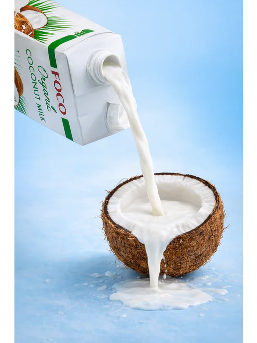foco Молоко Кокосовое без сахара ORGANIC 250 мл, 500 мл, фото 2