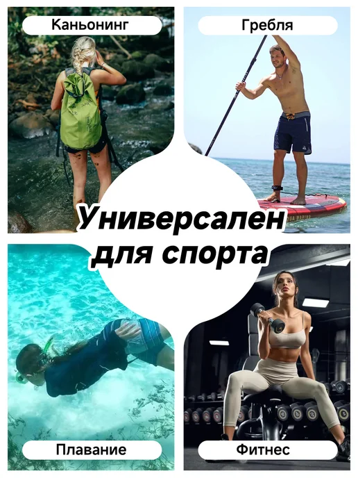 ZAZOO Нескользящий аквашузы резиновые обувь пляжная поход плавания, серый, фото 8