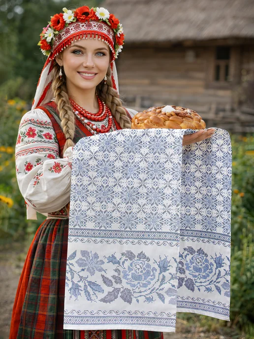 Текстильная коллекция Рушник 50х150 рогожка, 50x150