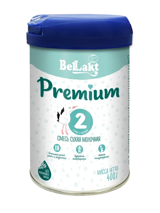Беллакт Молочная смесь Bellakt Premium 2, 6-12 мес. 400гр, 2 шт, 400 г, фото 2
