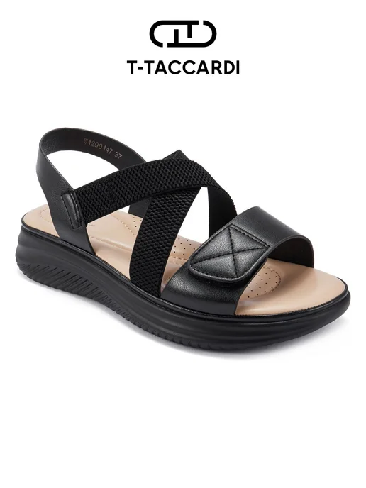 T.TACCARDI Сандалии женские летние на платформе, черный, фото 8
