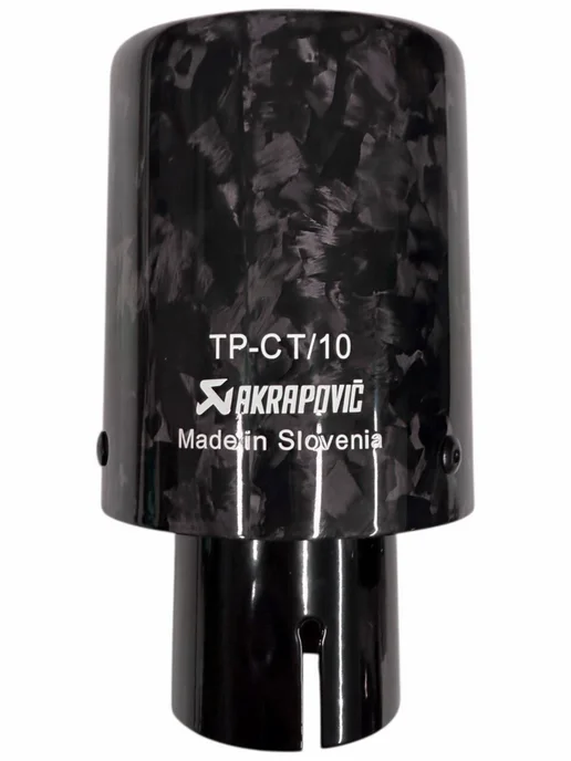 AUTO-TUNE Насадка на глушитель Аkrapovic (Акрапович) карбон D51-89мм, закрытый тип, фото 3
