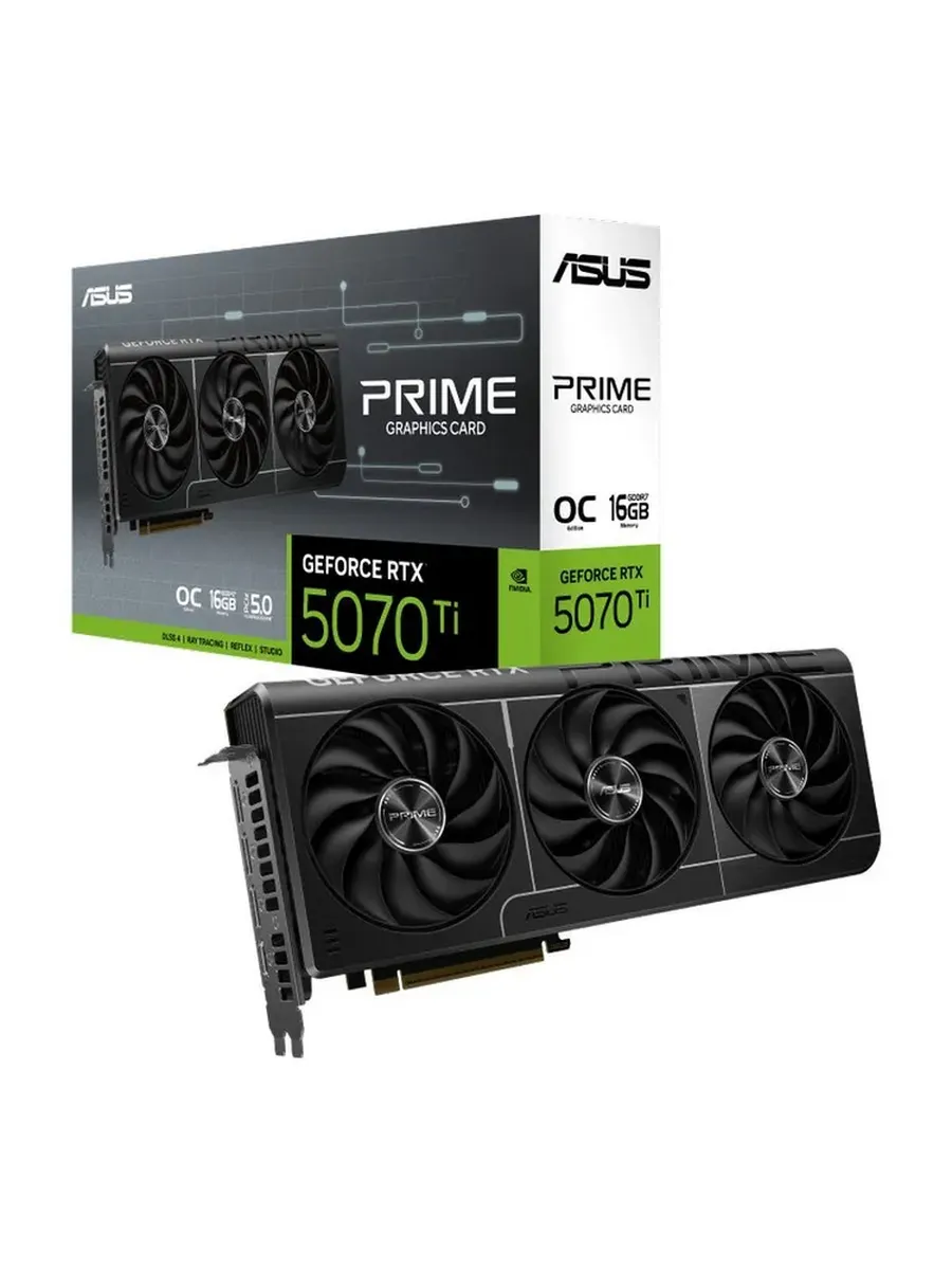 Видеокарта Prime GeForce RTX 5070 Ti OC Edition 16Gb GDDR7 Asus 775416919 купить в интернет‑магазине Wildberries