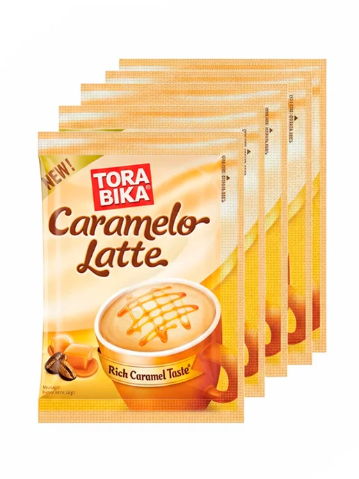 ToraBika Кофе растворимый Торабика Латте Caramelo Latte 100ш, вариант, фото 3