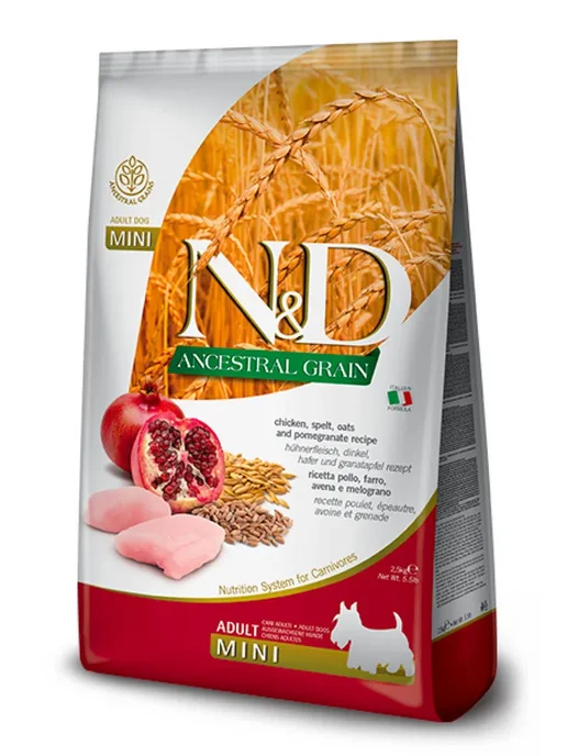 Сухой корм Farmina Ancestral Grain для собак, мелкие, курица, 0,85 кг, фото 2