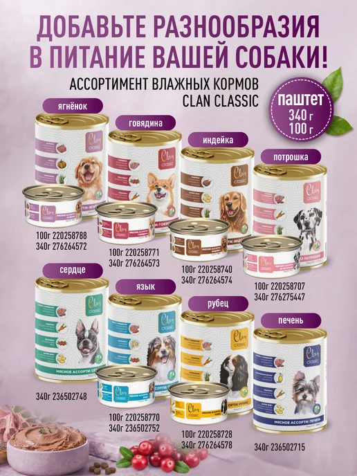 Сухой корм CLAN Classic Гипоалл… для собак, крупные, средние, 18,1 кг, фото 8