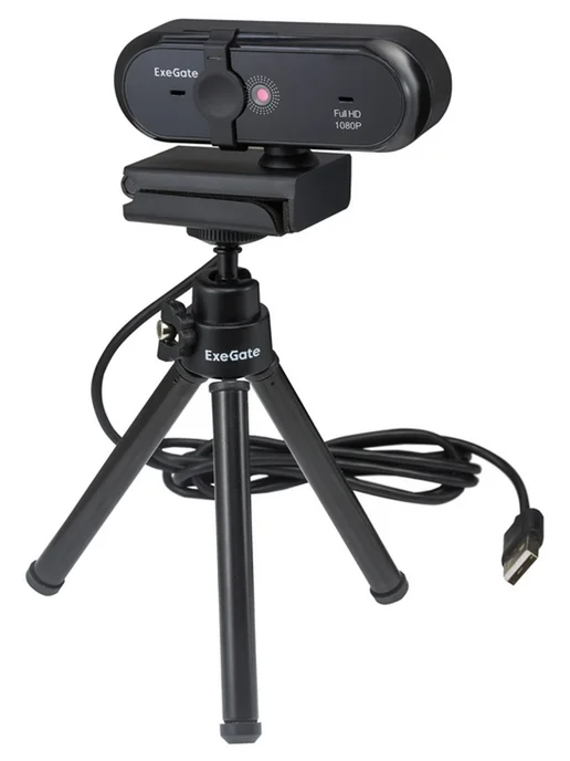 EXEGATE Веб-камера Stream C925 FullHD T-Tripod, черный, фото 2