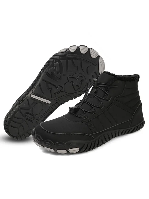 Босоножки Snow Boots для мужчин и женщин, зимние, противоско, черный
