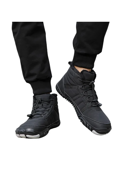 Босоножки Snow Boots для мужчин и женщин, зимние, противоско, черный, фото 4