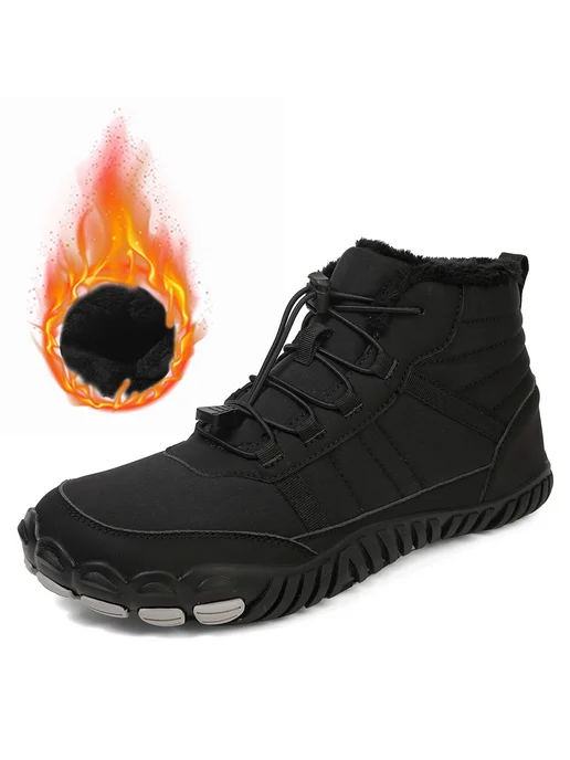 Босоножки Snow Boots для мужчин и женщин, зимние, противоско, черный, фото 6
