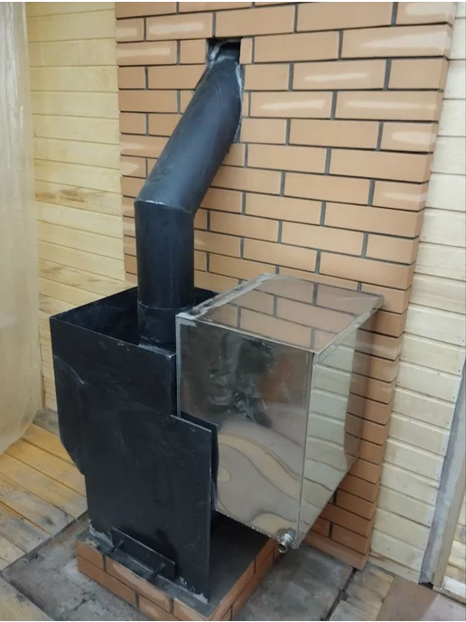 моловсталь Печь на три помещения под газ и дрова, вариант, фото 5