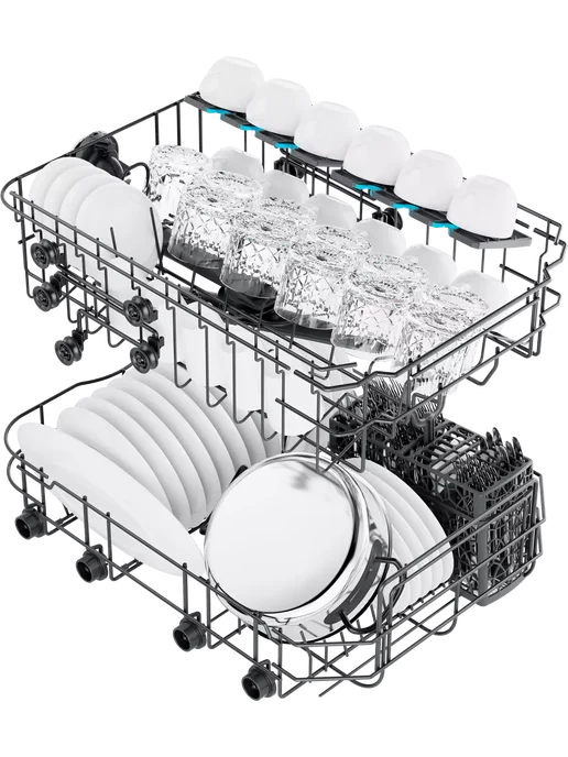 Haier Посудомоечная машина HDWE11-36WE4RU на 11 комплектов, белый, фото 3