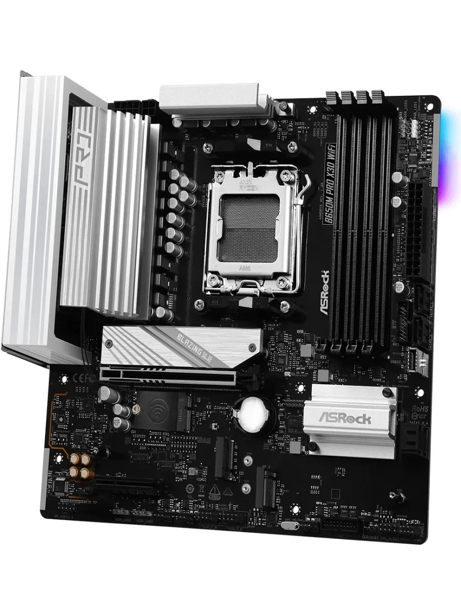 Материнская плата B650M PRO X3D Socket AM5 AMD B650 4xDDR5 m ASRock 773480487 купить за 23 100 ₽ в интернет‑магазине Wildberries