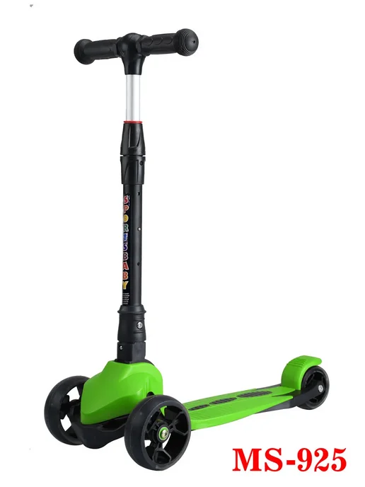 Sportsbaby Самокат MS-925 складной со светящимися, зеленый, фото 5
