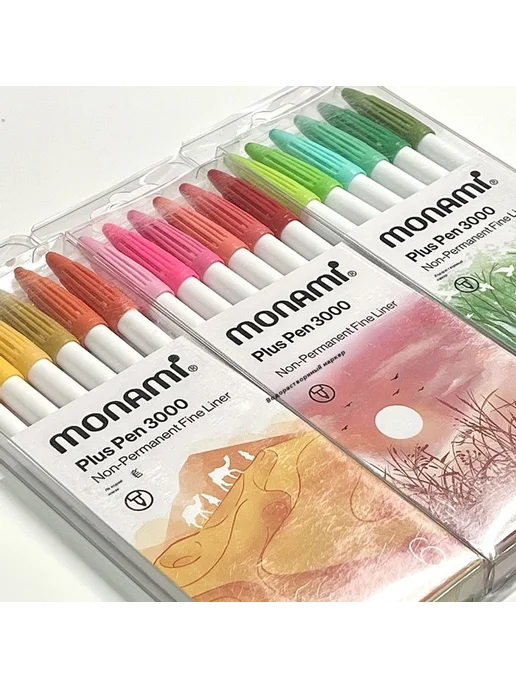 Ручка из нейтрального волокна 6 цветов, 6 цв., фото 4