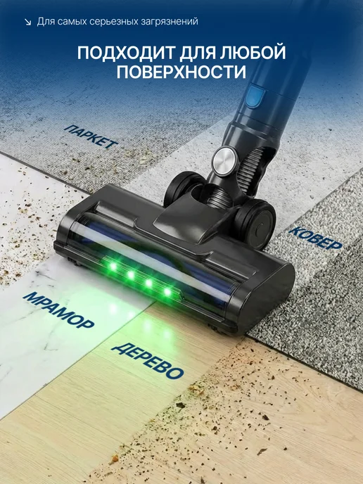 Armelona Пылесос беспроводной вертикальный, синий, фото 8