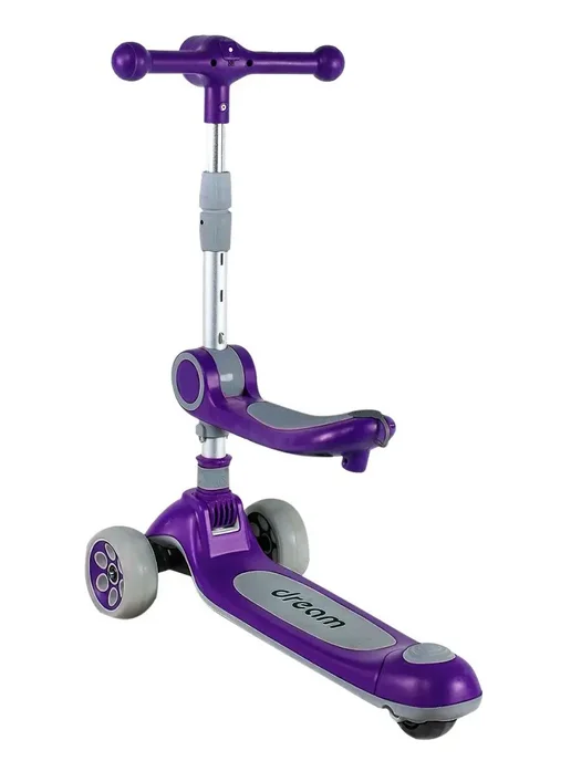 Sportsbaby Трехколесный самокат беговел MS-944 Dream, фиолетовый, фото 4