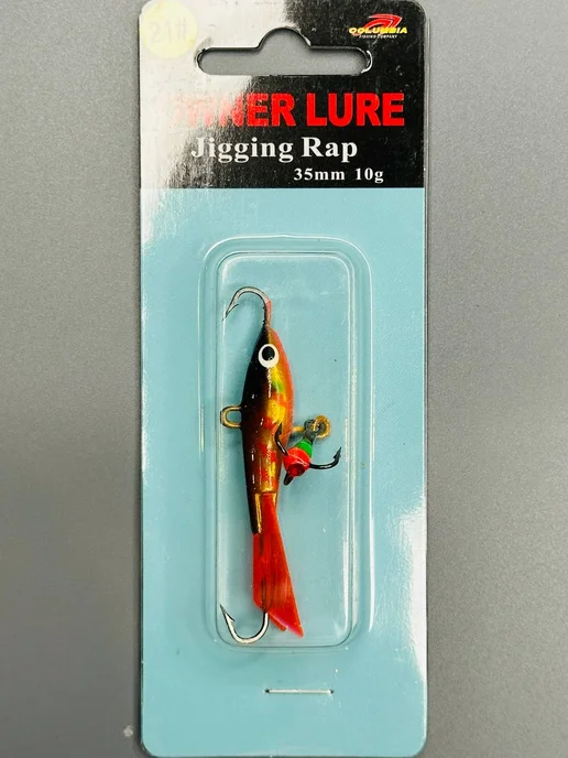 columbia fishing company Балансир для зимней рыбалки Jigging Rap 35mm-10g, 10 г, фото 3
