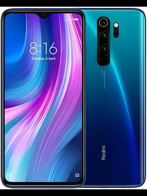 Смартфон Xiaomi Redmi Note 8 Pro 6/64 ГБ, черный, фото 4