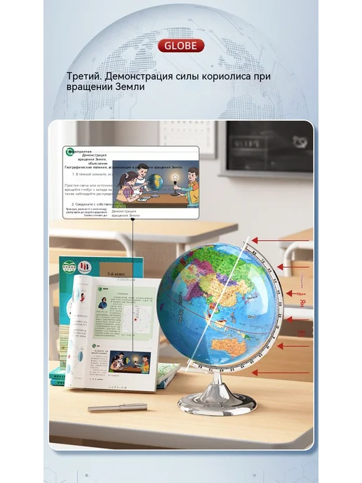 Глобус 20cm, вариант, фото 18