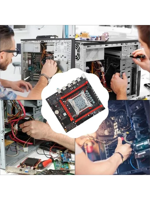 Материнская плата X99 DDR3 чипсет X99 P3 LGA2011 Q57 игров, вариант, фото 6