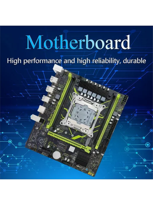 Материнская плата X99 P4 сокет LGA2011 H55 гигабитный Ethe, вариант, фото 6